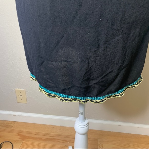 Papillon butterfly embroidered boho top - Picture 9 of 9